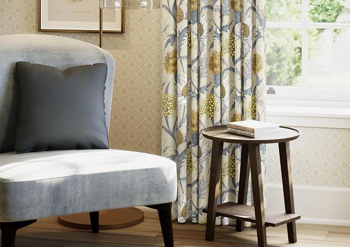 Acanthium, Ochre - Made to Measure Curtains - Image 5